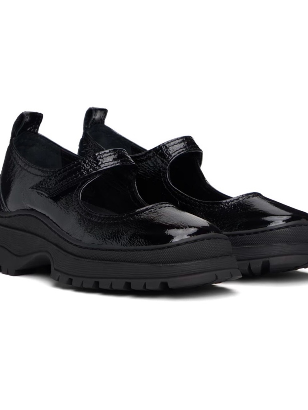 Black Nadia 2.0 Patent Sneakers